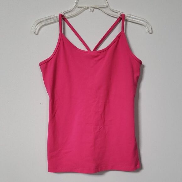 Lululemon Athletic Pink Women's Racerback Power Y Tank Top Yoga Stretch - Picture 1 of 7